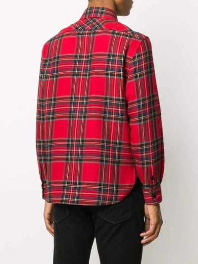 Shop Saint Laurent Shirts Red