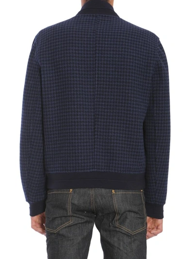 Shop Brunello Cucinelli Reversible Bomber Jacket In Blue