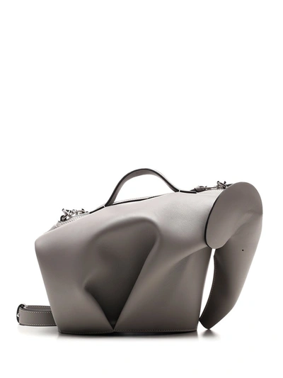 Shop Loewe Large Elephant Bag In Grey