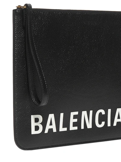 Shop Balenciaga Cash Pouch In Black