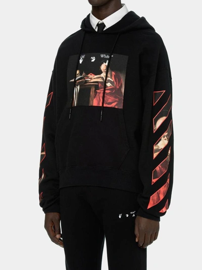 Shop Off-white Sweatshirts Black/red