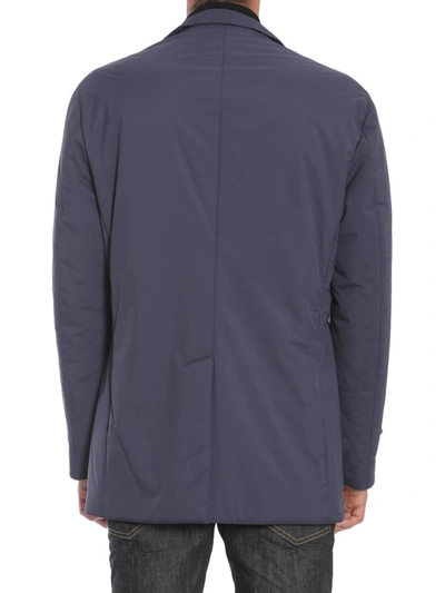 Shop Brunello Cucinelli Water-repellent Coat In Blue