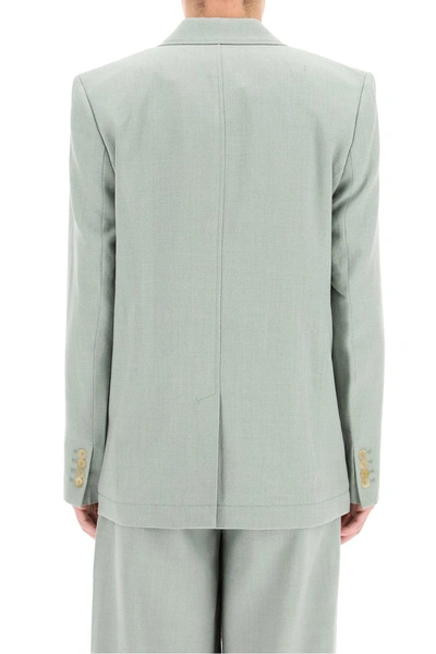 Shop Jacquemus Moulin Blazer In Light Green