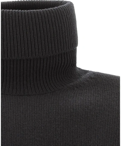 Shop Dolce & Gabbana Merinos Wool Sweater In Black  