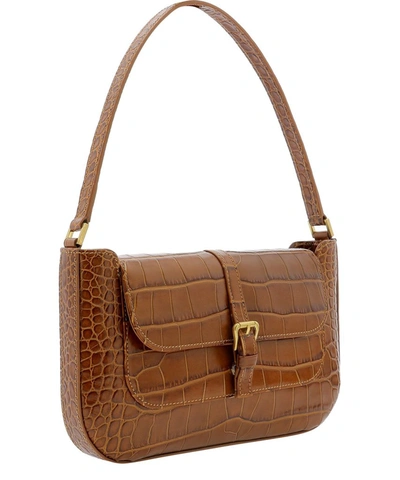 Shop By Far Miranda Shoulder Bag In Brown
