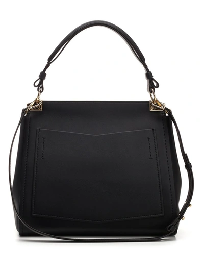 Shop Givenchy Medium Mystic Foldover Tote Bag In Black