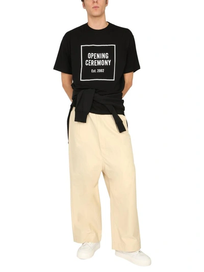 Shop Opening Ceremony Crew Neck T-shirt In Black