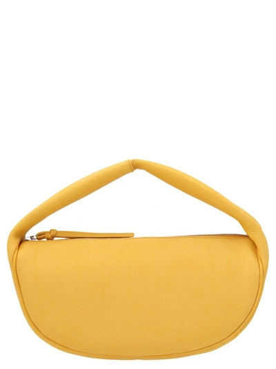 Shop By Far Single Handle Tote Bag In Yellow