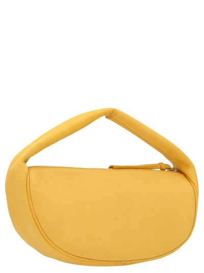 Shop By Far Single Handle Tote Bag In Yellow