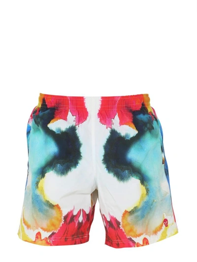 Shop Alexander Mcqueen Medium Swimsuit In Multicolour