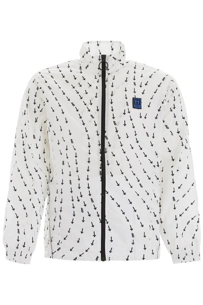 Shop Off-white Nylon Track Jacket In White No Color
