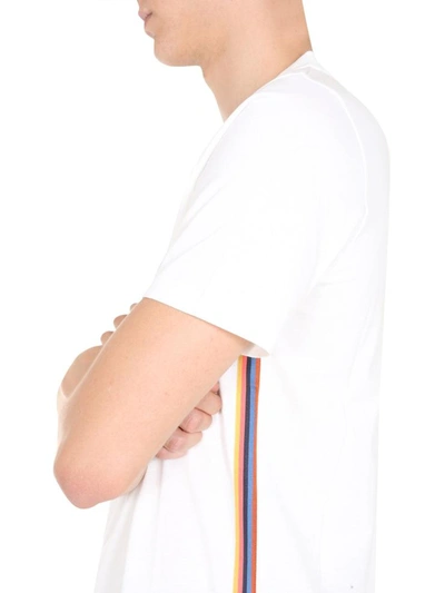 Shop Paul Smith Round Neck T-shirt In White