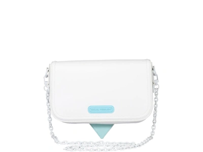 Shop Chiara Ferragni Big Eyelike Shoulder Bag In White