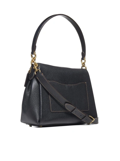 Coach May Leather Shoulder Bag In Black | ModeSens
