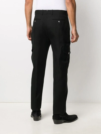 Shop Alexander Mcqueen Trousers In Nero