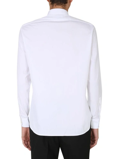 Shop Saint Laurent Yves Collar Shirt In White