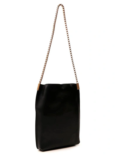 Shop Saint Laurent Suzanne Small Hobo Shoulder Bag In Black