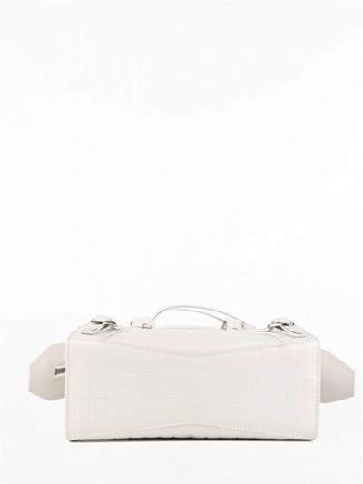 Shop Balenciaga Neo Classic Mini Top Handle Bag In White