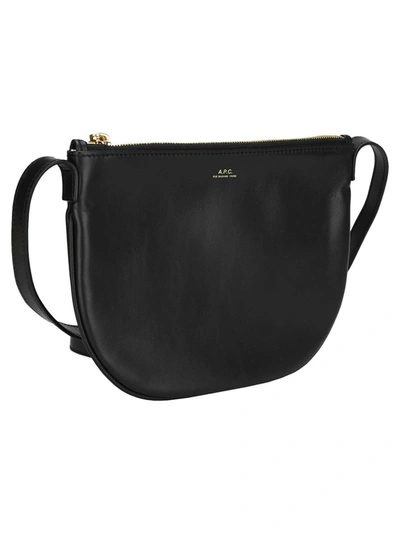 Shop Apc A.p.c. Maelys Shoulder Bag In Black