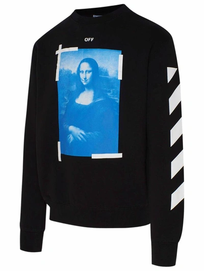 Shop Off-white Blue Monalisa Sweatshirt In Black