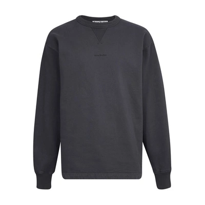 Shop Acne Studios Oversize Sweatshirt In Slate Grey