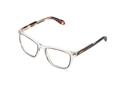 Shop Quay Hardwire Two-tone In Clear Tortoise,clear