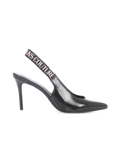 Shop Versace Jeans Couture High Sandal In Black