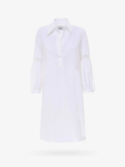Shop Dondup Dress In White