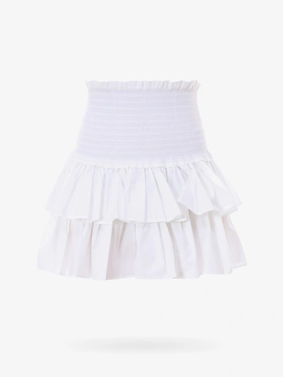 Shop Dondup Skirt In White