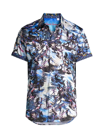 Shop Robert Graham Men's Point Break Classic-fit Shirt In Neutral