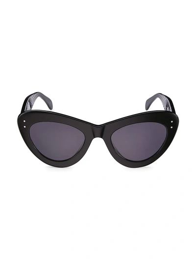 Shop Alaïa 52mm Cat Eye Sunglasses In Black