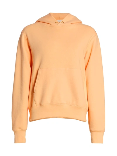 Shop A.l.c Sonia Hooded Sweatshirt In Apricot