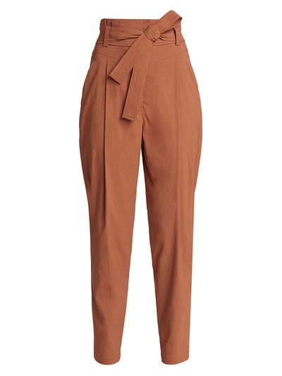 Shop A.l.c Davis Tie Pants In Deep Amber