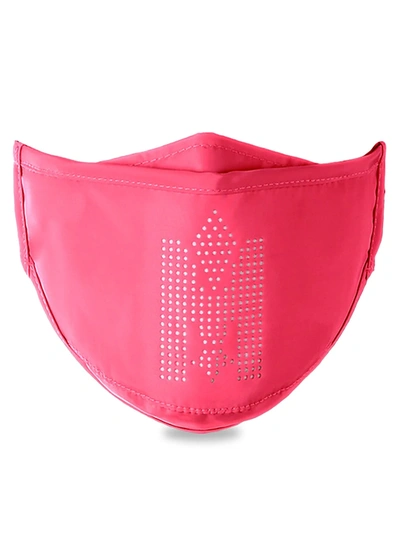 Shop Mackage Adjustable Face Mask In Fuchsia