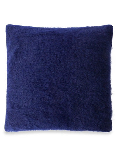 Shop Viso Project Mohair Pillow In Navy