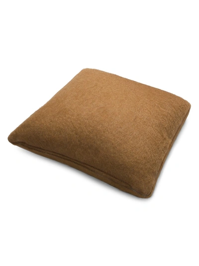 Shop Viso Project Mohair Pillow In Camel