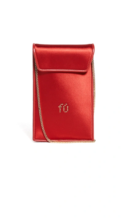 Shop Alexander Wang Wangloc Envelope Phone Pouch In Red Multi