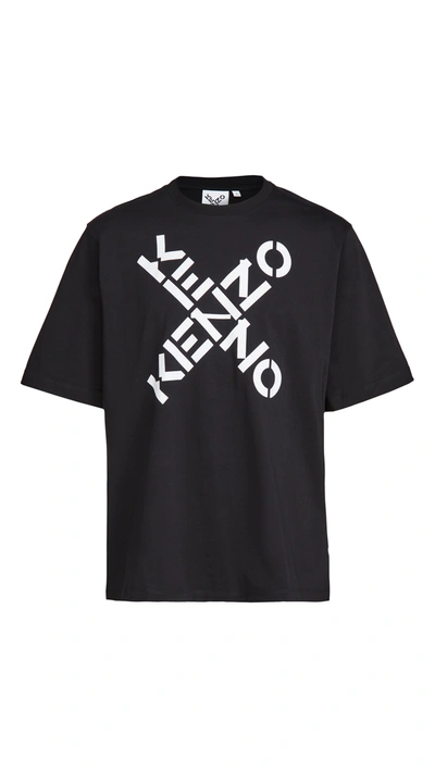 Shop Kenzo Sport Oversize T-shirt In Black