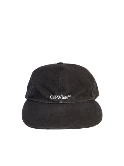 Shop Off-white Printed Baseball Hat In Black