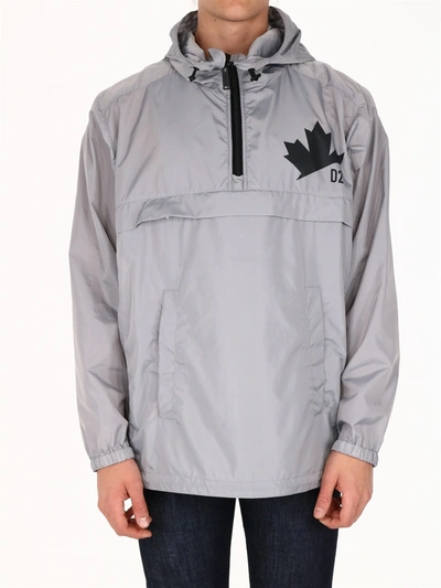Dsquared2 S74am1162 S53817 851 Grey Jacket In Grey,silver | ModeSens