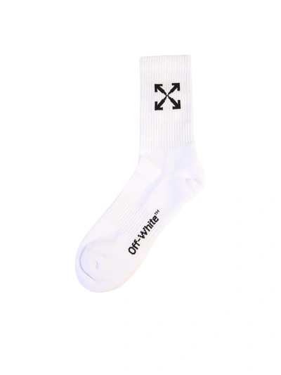 Shop Off-white Branded Socks In White