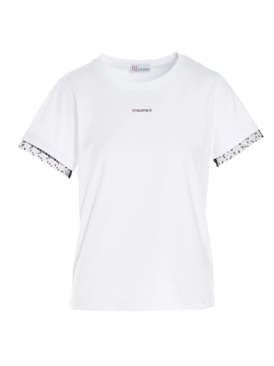 Shop Red Valentino T-shirt In White