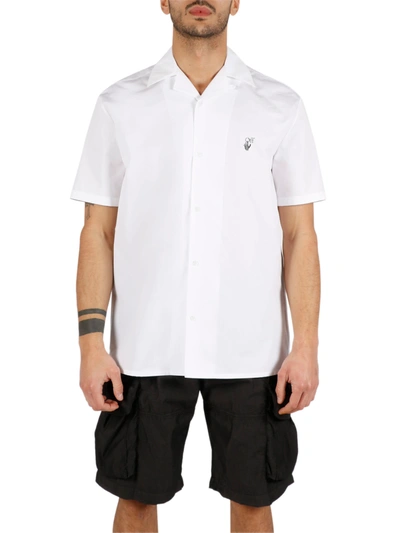 Shop Off-white Italic Mens Holiday Shirt In White