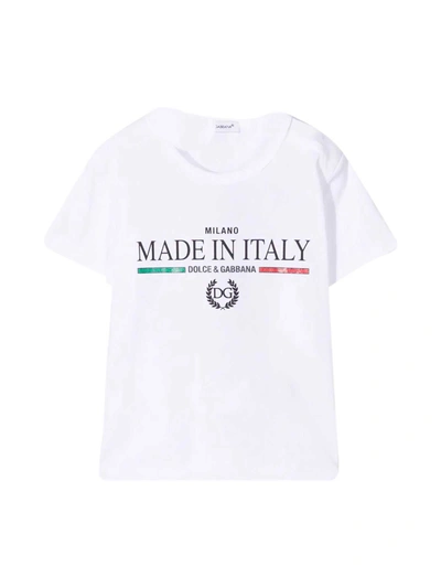 Shop Dolce & Gabbana White T-shirt In Bianco