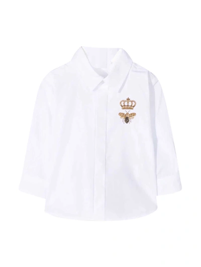 Shop Dolce & Gabbana White Shirt In Bianco