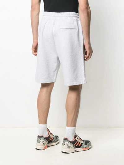 Shop Marcelo Burlon County Of Milan Marcelo Burlon Shorts In Melange Or