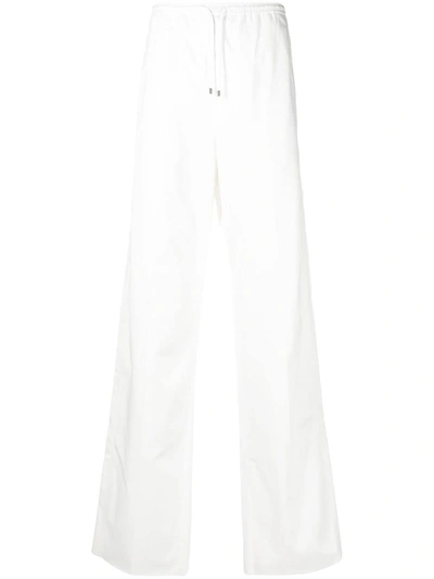 Shop Valentino Pantaloni Loose In White