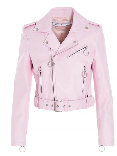 Off-white Liquid Melt Arrows Jacket In Pink | ModeSens