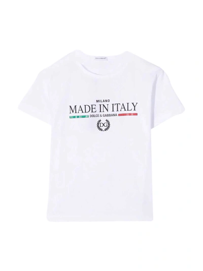 Shop Dolce & Gabbana White T-shirt In Bianco