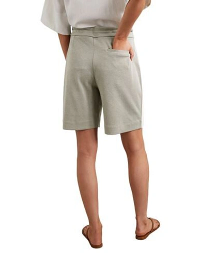 Shop Ninety Percent Woman Shorts & Bermuda Shorts Military Green Size S Organic Cotton, Viscose, Elastane